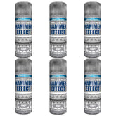 6X Paint Factory Grey Hammered Spray Paint 400ml Spray Paint